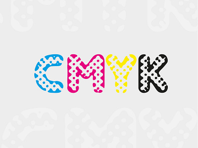 CMYK Halftone Effect cmyk designer deutsch deutschland effect german germany halftone minimal texteffect typography