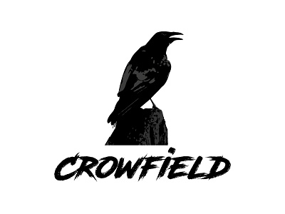 Crowfield Advertising Agency Concept advertising agency concept crow crowfield deutsch deutschland german germany logo raven