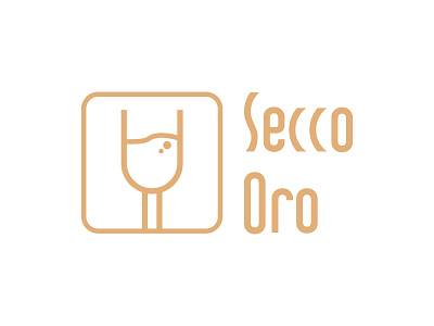 Secco Oro Logo Concept beverage champagne german germany gold logodesign oro secco sparkling wine