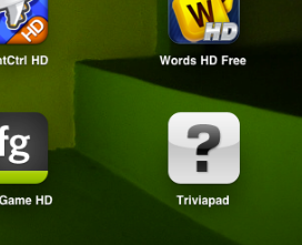 Triviapad App Icon on iPad