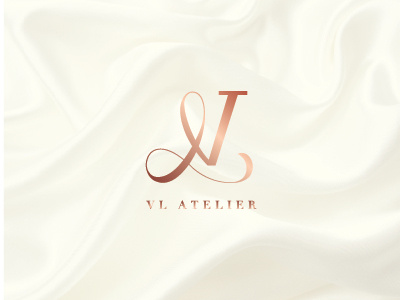 VL LOGO design designer elegant feminine logo logotype