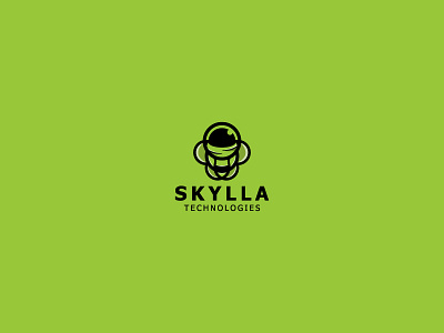 Skylla Technologies Logo Design