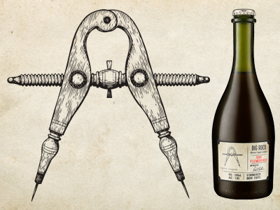 Barrel Aged Beer – Flemmish art barrel beer compass coopers flemmish illustration tools