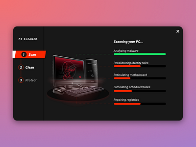 Unbranded PC Cleaner Concept