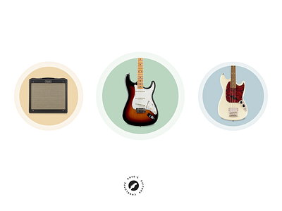 Dave s Guitars Charlotte Cover Image brand identity branding design ecommerce guitars logo minimal product ui ux web