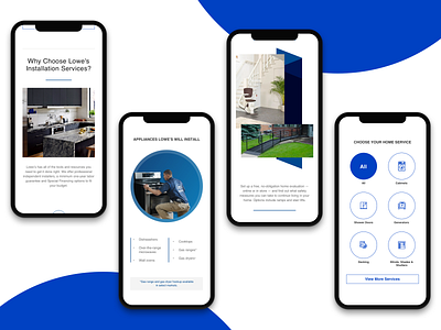 Lowe s Home Services Mobile V2 app design enterpreneur flat icon minimal mobile ui uiux ux web website