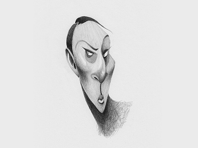 Pessimism black and white character curious disney doodle drawing illustration minimal pencil people