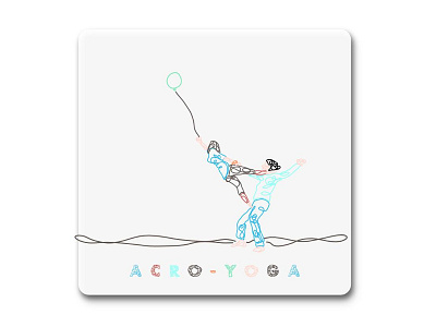 Acro Yoga illustration