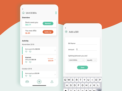 Splitwise Redesign (Concept) design mobile redesign concept ui ux visual design