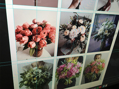 Web Concept For The Best Florist Artist - Natalia Tarkowska florist artist leobeard natalia tarkowska web design