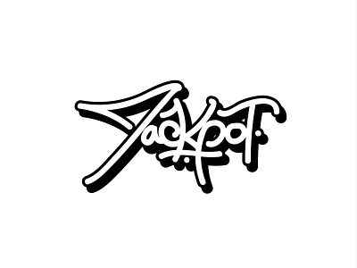 Jackpot LogoType 1 branding design handmade handstyle jackpot lettering logo logodesign logotype logotypes pentablet style type art type design typedesign typeface typo typography vector