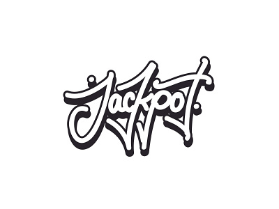 Jackpot LogoDesign 2 White-Black