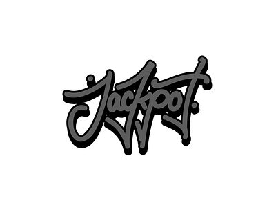 Jackpot LogoDesign 2 Gray-Black