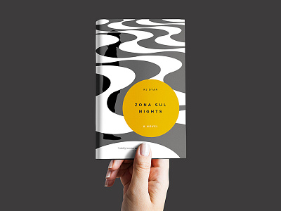 Zona Sul Nights cover book cover design editorial graphic design minimal