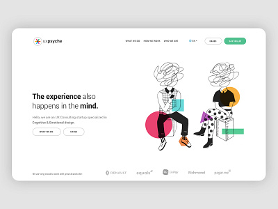 UXpsyche brand brazil consulting design illustration startup user experience user interface