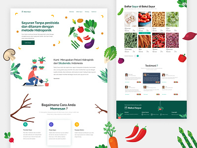 landing page for Vegetable