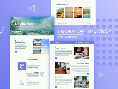 Exploration - Situwisata design destination exploration journey situbondo tour travel travelling web website