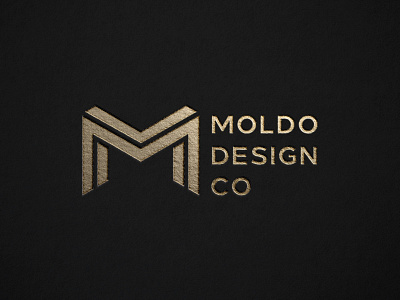 Moldo Design Co Logo branding design eagle illustrator letterpress logo m milwaukee moldova