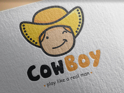 Cow Boy cow boy creative design logo
