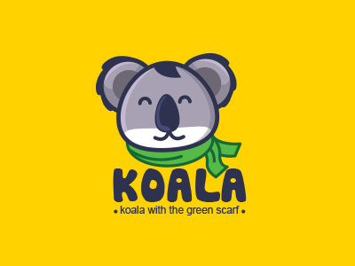 koala design illustration kids koala logo
