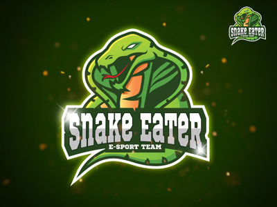 Snake Game Sport Logo Design anaconda boa cobra design game logo snake sport team