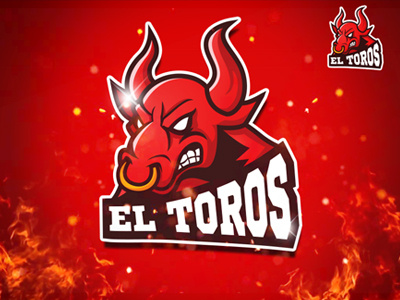 Bull Mascot Design Esport Team angry bull design esport game gameing logo sport strong team
