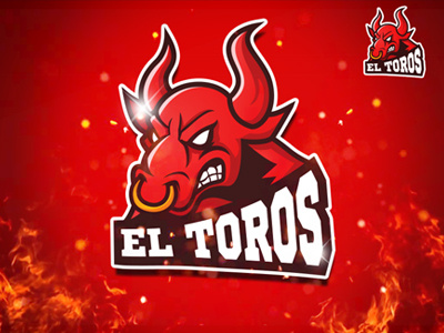 Bull Mascot Design Esport Team