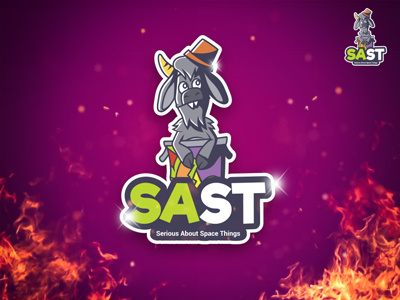 SAST Gaming Logo Design cool custom design esport game goat logo team vector