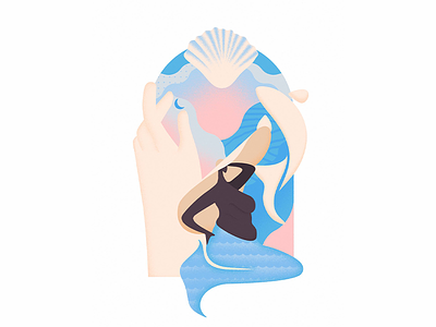 Iemanjá 2 de fevereiro 2d art bahia character fevereiro iemanjá illustration mermaid mother of water ocean orishas orixá orixás salvador sea sereia yemanja yemaya yemọja