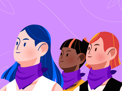 Unidas 8m character creation design diseño feminism illustration ilustracion photoshop union vector womens day