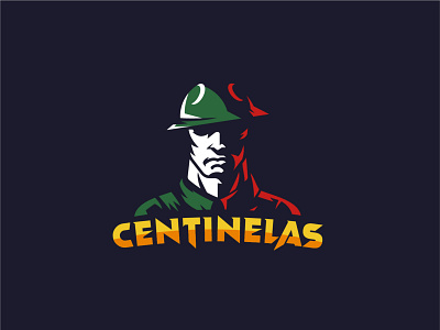 Centinelas Logo battlefield branding design diseño easports gamer illustration ilustración logo photoshop video games videogames