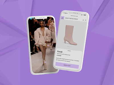 AR Shopping App Exploration app ar augmented reality ecommerce fashion runway shopping