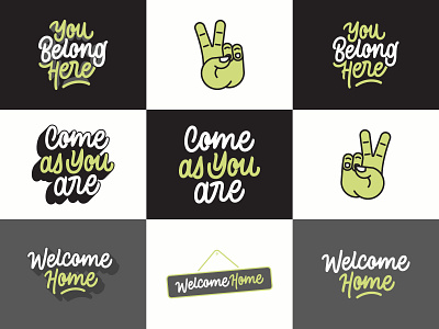 Welcome Home - Vector Pack brand branding custom type design hand lettering illustraion illustrator lettering lettermark logo design logotype mark type type design typedesign typeface typography vector vector art vector illustration