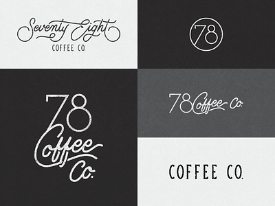 78 Coffee Co. - Responsive Branding brand brand design brand identity branding custom type design graphic design hand drawn hand lettering handlettering lettering letters logo logo design logomark logotype mark type typography vector