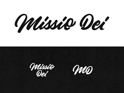 Missio Dei- Responsive Branding brand brand design brand identity branding calligraphy custom type design graphic design hand drawn icon lettering logo logo design logodesign logomark logotype mark script type vector