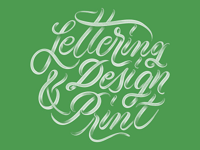 Lettering • Design • Print - Custom Lettering
