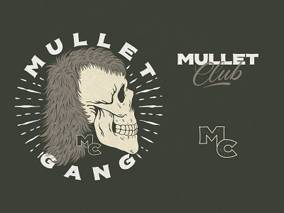 Mullet Gang apparel apparel design brand brand design branding custom type design hand lettering illustration illustration lettering illustrator logo logo design logodesign logomark mark type vector vector illustration vectorart