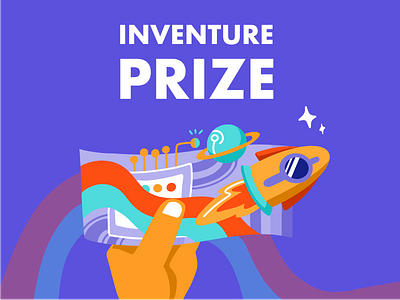 Inventure Prize design illustration poster