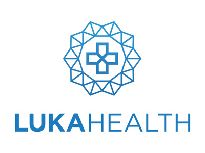 Luka Health home health logo medical typography