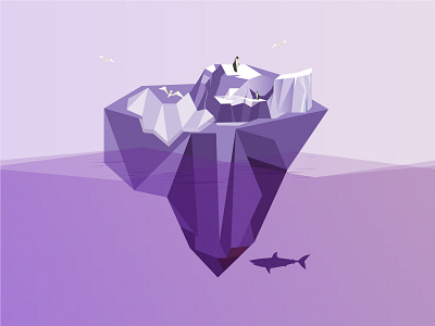 Purple Iceberg