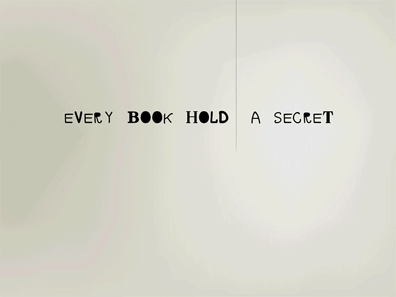 Every book holds a secret animation childrens book illustraion