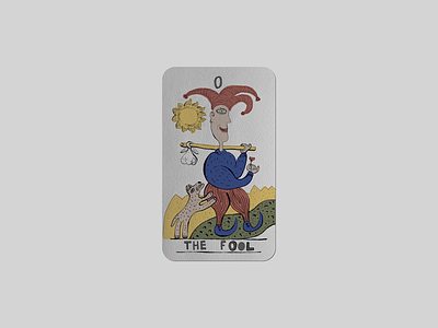 Tarot Card: THE FOOL illustration tarot