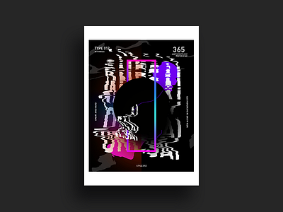 Modernism poster-08 ps 开玩笑 插图 置换 设计 黑色