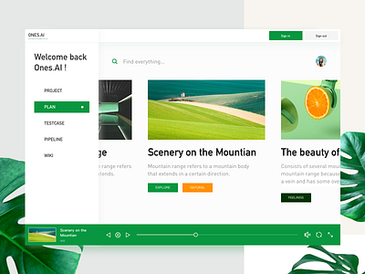 Web UI 03 green orange ui web 插图