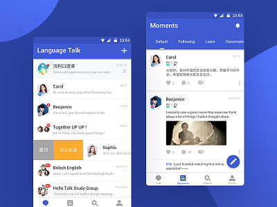 Language learning app