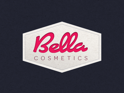 Bella Logo version 1 logo pink script