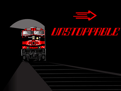 Unstoppable adobeillustrator fun learning rookie speed train unstoppable