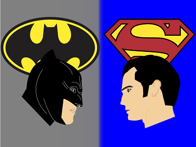 Batman Vs Superman adobeillustrator batman dc dccomics fun learning rookie superman tracing