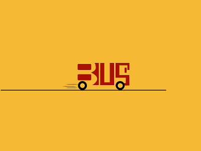 Bus bus design inspiration learning logo minimal negativespace red rookie