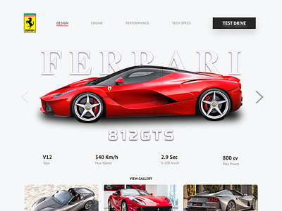 Product Detail | Ferrari 812 GTS | Home